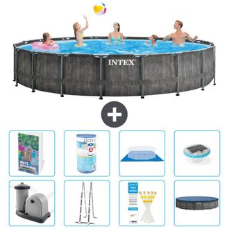 Intex Piscina Prism Frame Redonda - 549x122 Cm - 9-piezas S622