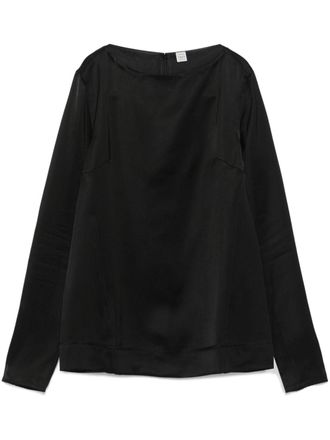 Toteme Blusa a maniche lunghe - Nero