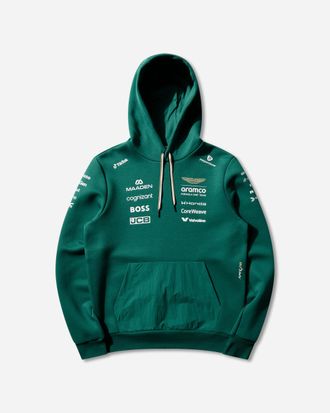 Puma ASTON MARTIN ARAMCO F1 TEAM Replica Hoodie Green Lux
