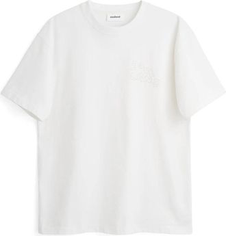 Soulland Kralen T-shirt - Heren - T-shirts - Wit - 2Xs/Xs - Katoen - Tops