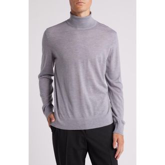 Theory Merino Wool Blend Turtleneck Sweater in Cl H G/c G at Nordstrom Rack, Size Large