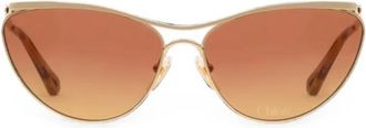 Chlo&eacute; Uma Zonnebril - Dames - Zonnebrillen - Oranje - ONE Size - Nylon - Accessoires