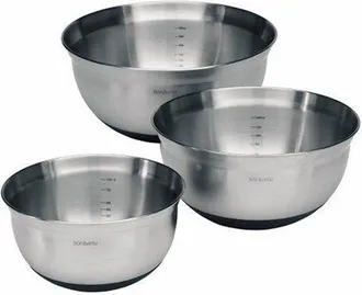 Brabantia Juego De Cuencos Mezcladores En Acero Inoxidable