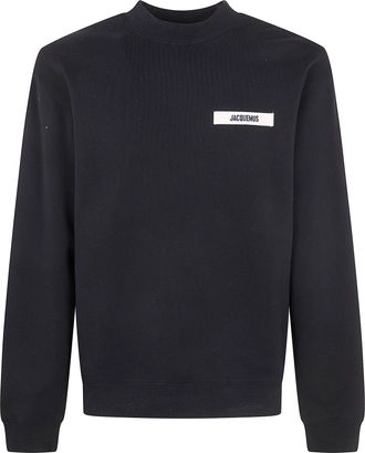 Jacquemus Le Sweatshirt Gros Grain Round Neck Sweatshirt