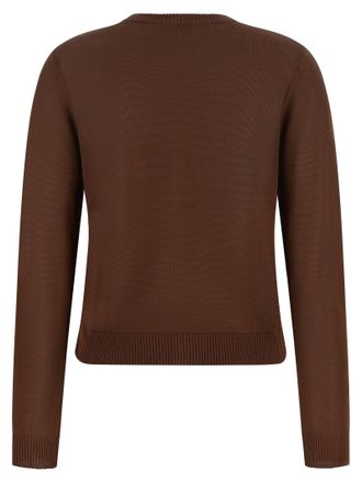 Ganni Argyle Intarsia Cardigan - Brown