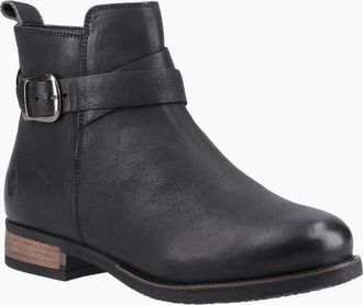 Hush Puppies Womens Elise Womens Buckle Boots - Black - Size: 4