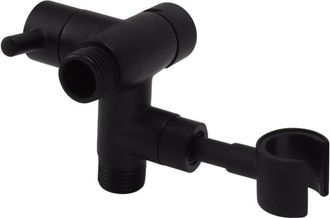 OEM Inverseur De Pomme De Douche - 2 Sorties - Raccord M1/2 - Pour Douche Fixe Et Douche &Agrave; Main - Noir - 1 Pi&egrave;ce