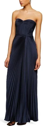 AMUR Joyceann sweetheart gown in Deep Indigo at Nordstrom, Size 10