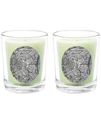 Qualitas Floreo Two Scented Beeswax Candle Set