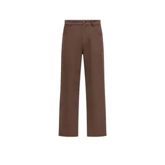 Moncler Moncler Canvas Cargo Pants, Men, Brown, Size: 48