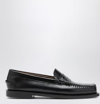 Sebago Black Madison moccasins in leather