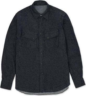 Fortela Pasadena Texan Denim Shirt in Indigo Rinse at Nordstrom, Size X-Large Eu