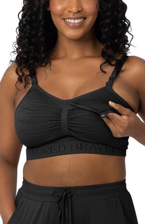Kindred Bravely Sublime Hands-Free Pumping & Nursing Bra - Fits 30B-36D in Black at Nordstrom, Size X-Large C