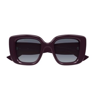 Gucci Sunglasses Gg1975 S 004 Purple/Grey Women