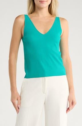Theory Double V Sweater Tank in Billiard at Nordstrom Rack, Size Small