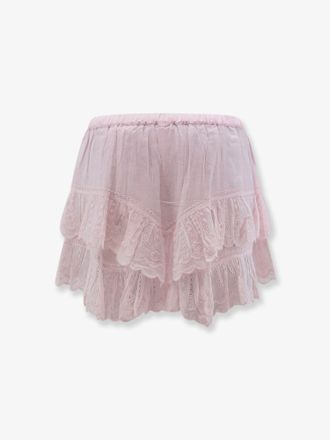 Isabel Marant Womens Shorts Jocadia Organic Cotton Pink