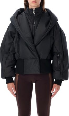 The Attico Cotton-Blend Puffer Bomber Jacket