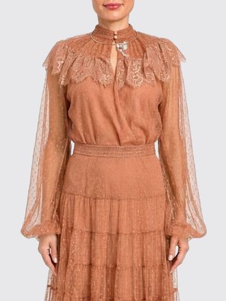 Twinset Blusa Twinset in tulle point desprit