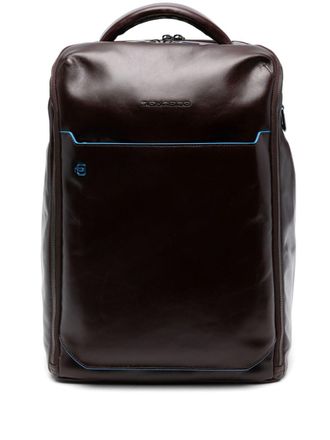 Piquadro leather backpack - men - Calf Leather - OS - Brown