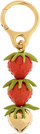 Loewe Amulet met aardbeipatroon - Rood