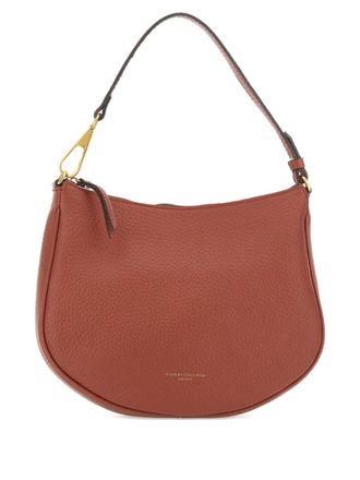 Gianni Chiarini Brooke zip-top leather bag - Brown