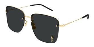 Saint Laurent SL 312 M Asian Fit 013 Womens Sunglasses Gold Size 58
