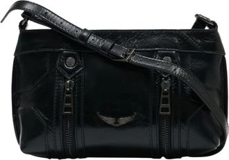 Zadig&Voltaire Cross Body Bags, female, Black, Size: ONE SIZE Sunny Mood Vintage Crossbody
