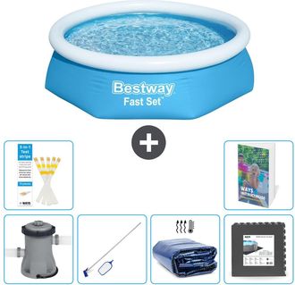 Bestway Piscina Bestway Fast Set Redonda - 244x61 Cm - 7-piezas S217