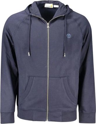 Timberland Klassieke Zip-up Hoodie - Heren - Vesten met rits - Blauw - S - Katoen - Hoodies & sweatvesten