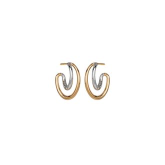Charlotte Chesnais Mini Initial Hoop - Dames - Oorbellen - Veelkleurig - ONE Size - Accessoires