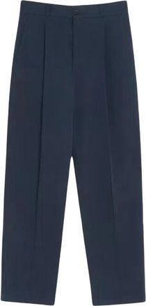 Valentino Vlogo Signature Lana Mohair Broek - Heren - Nette broeken - Blauw - XL - Katoen - Broeken