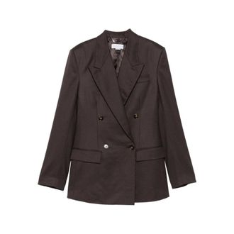 Stella McCartney Blazer doppiopetto - - Jackets - Donna - Marrone - S
