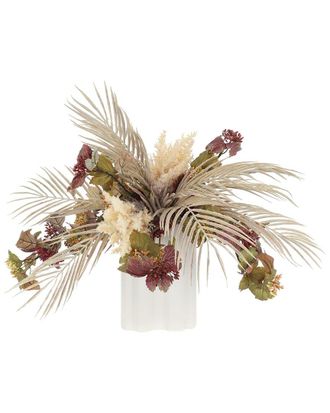 Creative Displays Inc. Mixed Floral Fall Centerpiece In Ceramic Vase