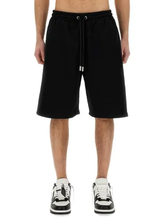 Off-white Relaxed Fit Bermuda Shorts