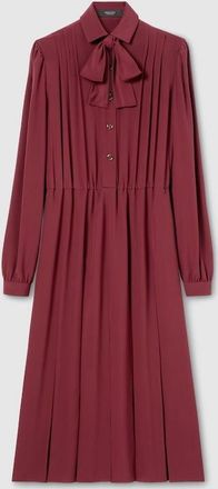Gucci Silk Cr&ecirc;pe De Chine Dress, Bordeaux, Ready-to-wear