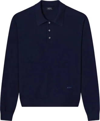 A.P.C. A.p.c., Uomo, Maglie, Blu, L, new