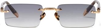 John Dalia Occhiali da sole R01 squadrati - Grigio