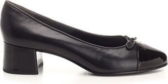 Tory Burch Bow Cap-toe Pumps