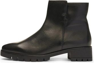 Ara Napoli Enkellaars - Dames - Laarzen met Hak - Zwart - 41 EU - Leer - Schoenen