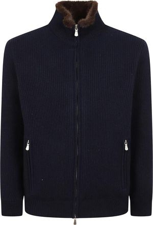 Barba Cardigans - Heren - Vesten - Blauw - L - Truien & Vesten