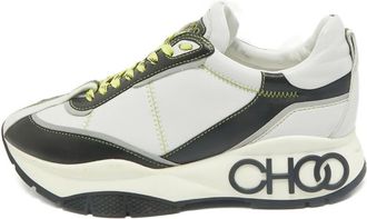 Jimmy Choo London Sneakers in pelle con logo - Bianco