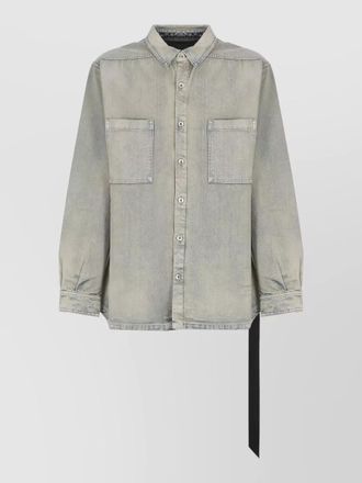 Rick Owens cotton shirt jacket