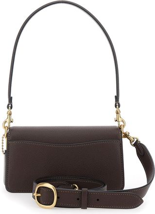 Coach Womens Crossbody Bag Tabby 20 Brown Leather Shoulder