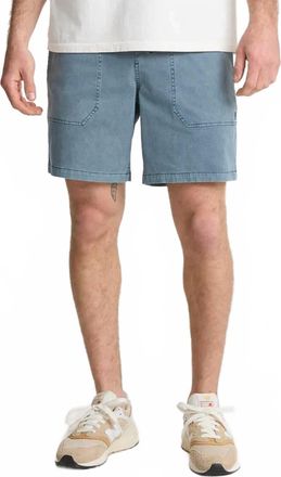 Roark Made To Fade Shorts In Washed Navy