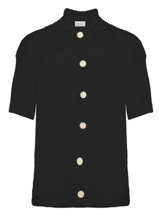 Family Fir$t Milano Overhemd met textuur - Zwart