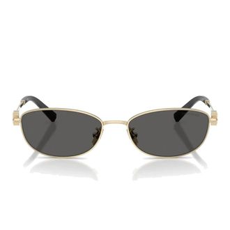 Tiffany & Co. Ovale Zonnebril - unisex - Zonnebrillen - Geel - 56 MM - Accessoires