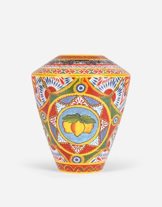 Dolce & Gabbana Large Amphora Porcelain Vase - Vases Multicolor Onesize