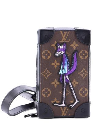 Louis Vuitton Soft Trunk Phone Box Monogram Canvas with LV Friends Patch crossbody bag - Black