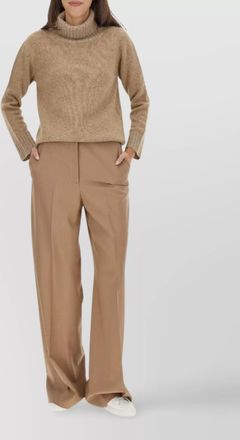 Fabiana Filippi turtleneck knitwear with ribbed textured knit