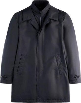 Fay Morning Coat - Heren - Zomerjassen - Blauw - S - Polyester - Jassen